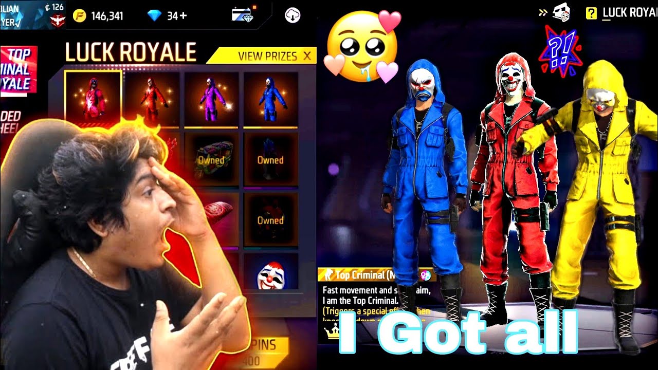 I Got Red Criminal bundle 😱| FREE FIRE NEW RED CRIMINAL EVENT  |  bye bye🔥@Badge99ff