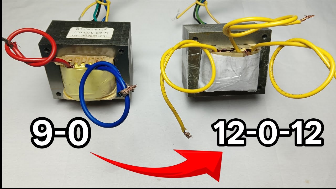 How to convert UPS transformer 9-0 to  Inverter transformer 12-0-12.UPS to Inverter #experiment