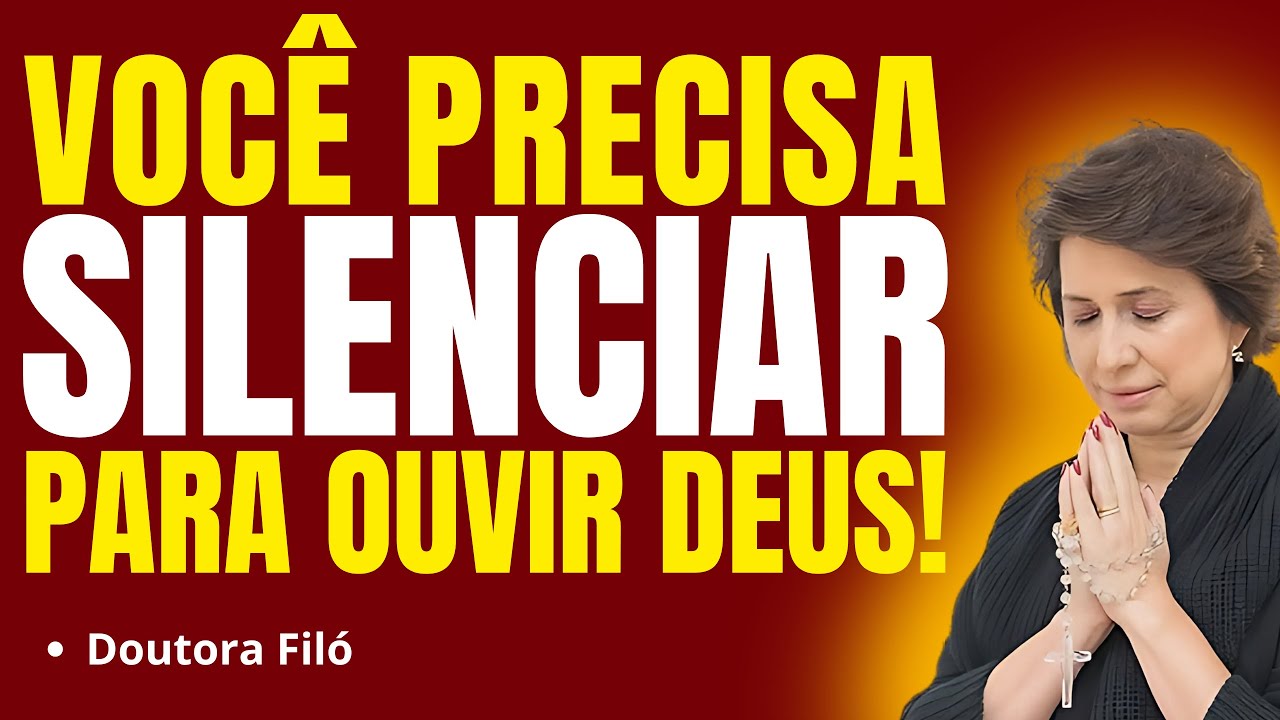 COMO FAZER SILÊNCIO PARA OUVIR DEUS? | Pregação Doutora Filó✨🙏