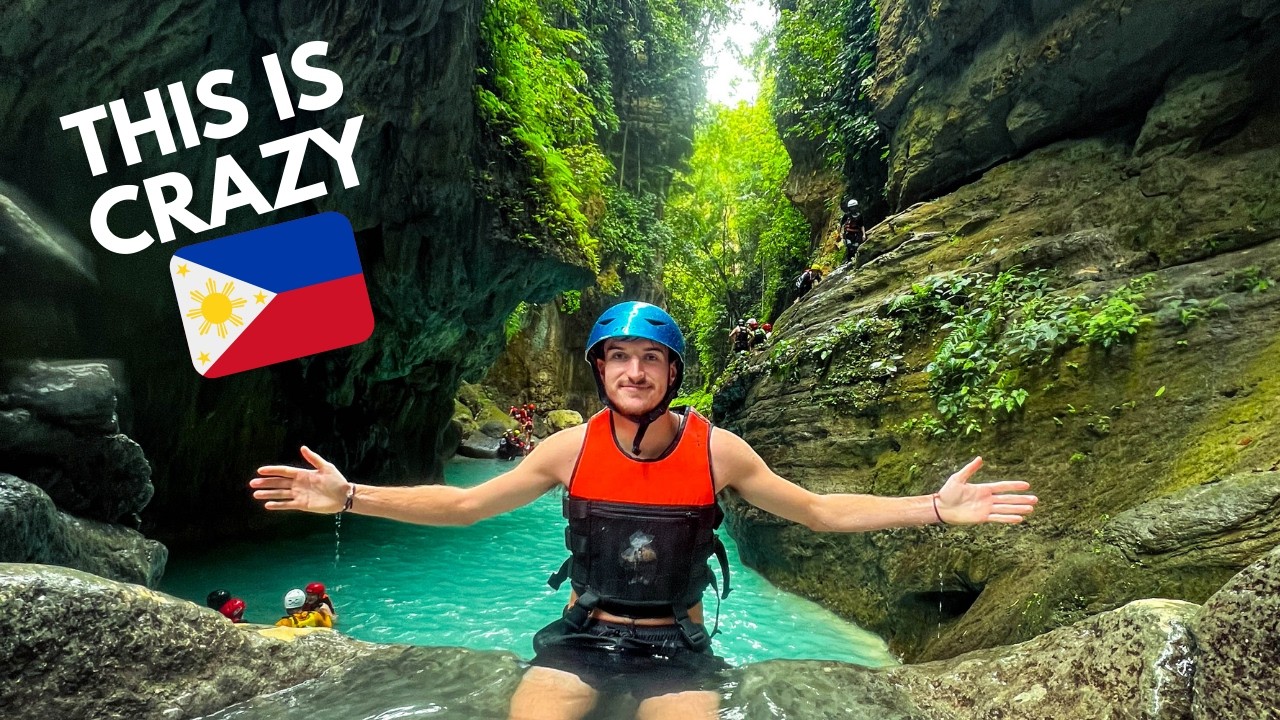 Kawasan Falls Canyoneering Was INSANE 🇵🇭
