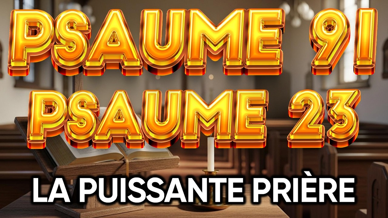 PRIÈRES POUR LE 08 MARS PSAUME 91 ET PSAUME 23   DEUX DES PRIÈRES LES PLUS PUISSANTES DE LA BIBLE 🙏