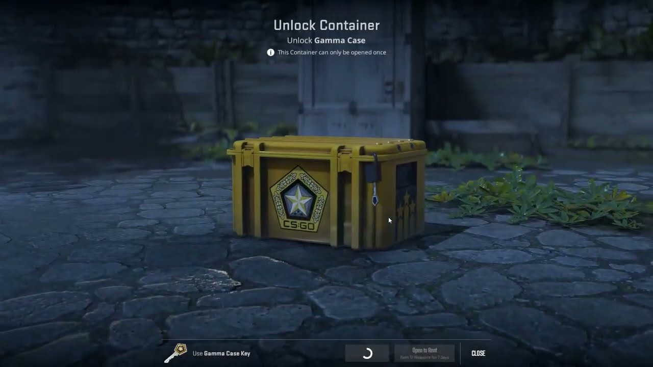 Opening a CS2 case until a Gold appears.... DAY 882