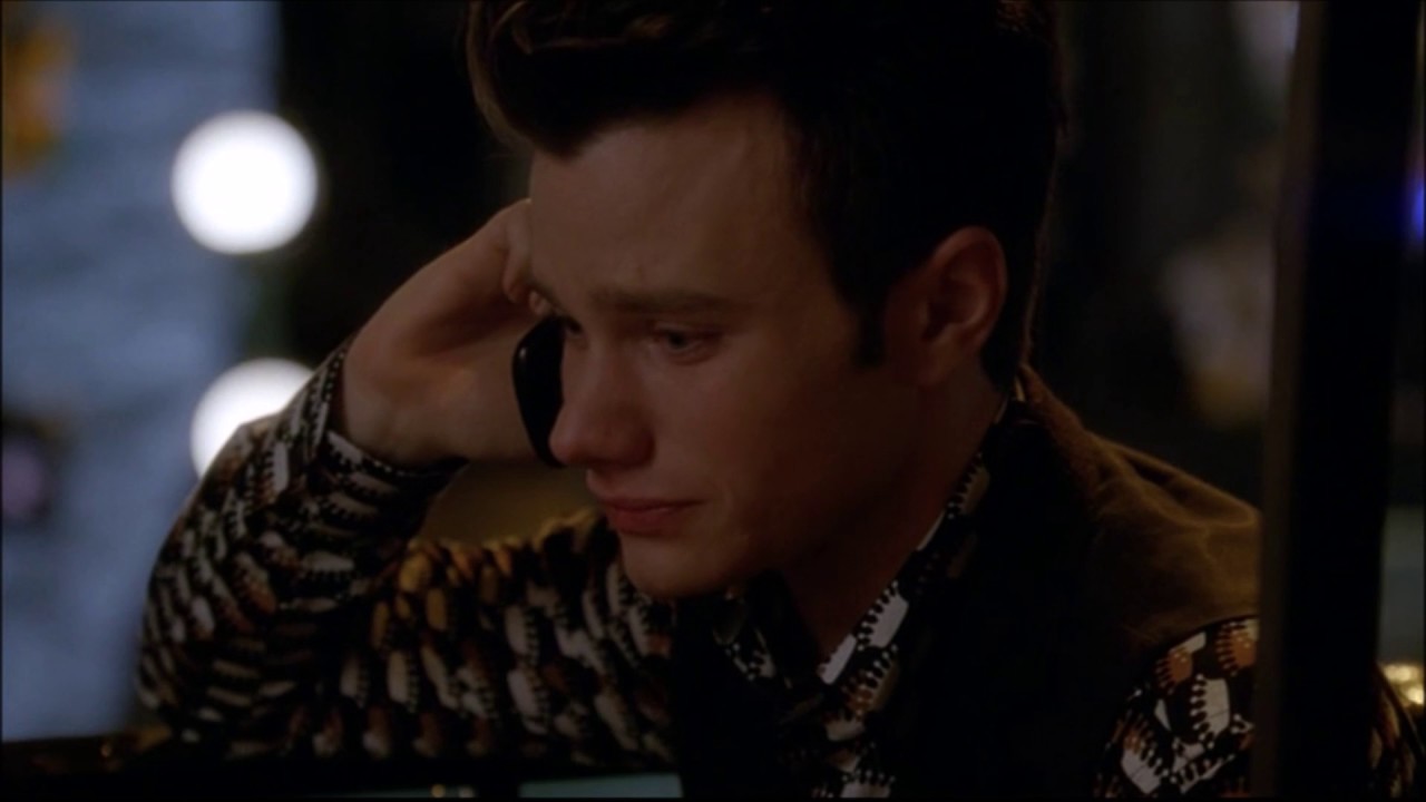 Glee - Klaine thanksgiving phone call 4x08