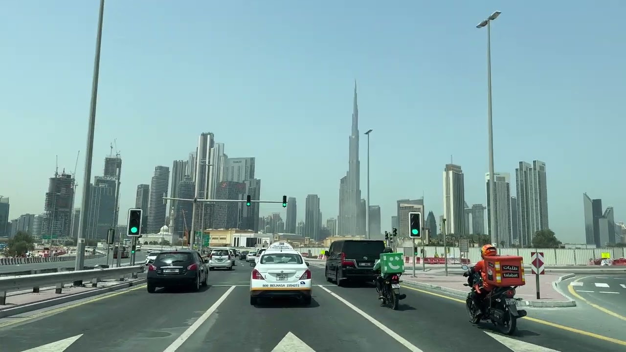 [4k 60fps] Satwa To Business Bay Road Trip 🇦🇪 Dubai 11 September 2025