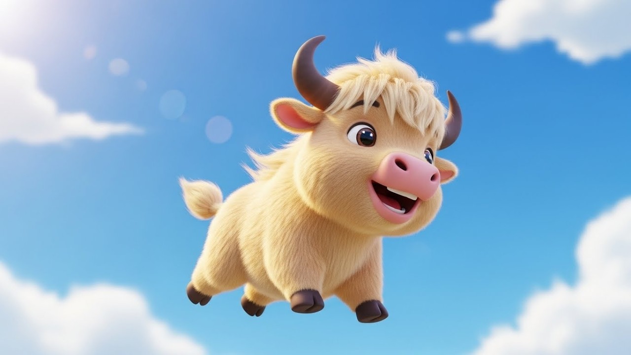Ветреная поездка малыша Яка 🐃🌬️😊 | Мультфильм для детей и весёлые приключения