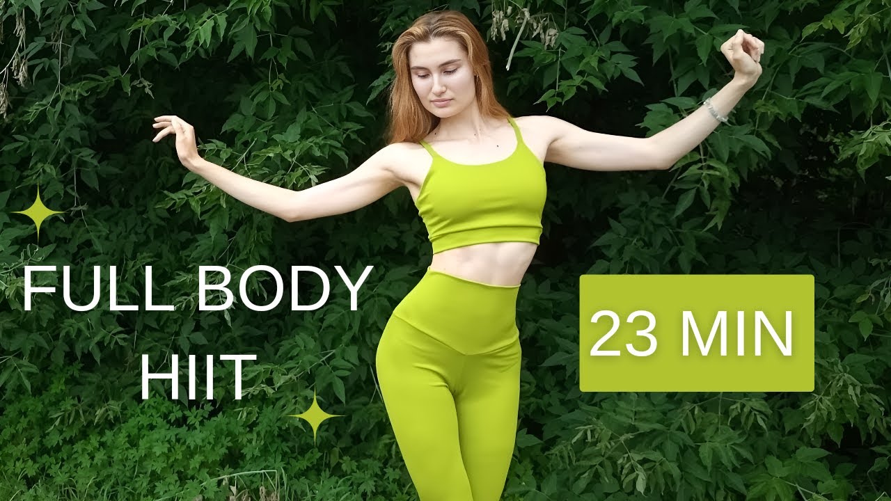 23 MIN FULL BODY PILATES HIIT WORKOUT // Feel the Burn🔥 // No Equipment