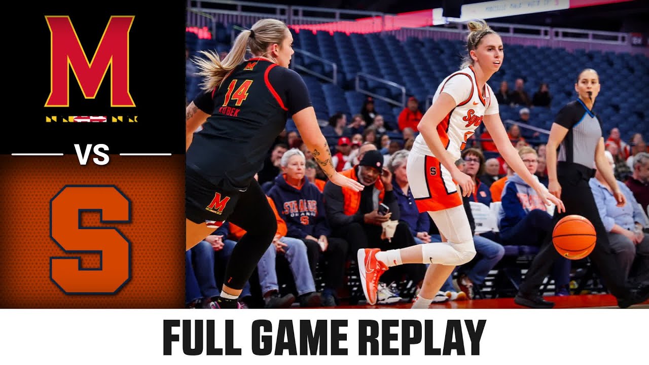 Maryland vs. Syracuse Full Game Replay | 2024-25 ACC Women’s Basketball