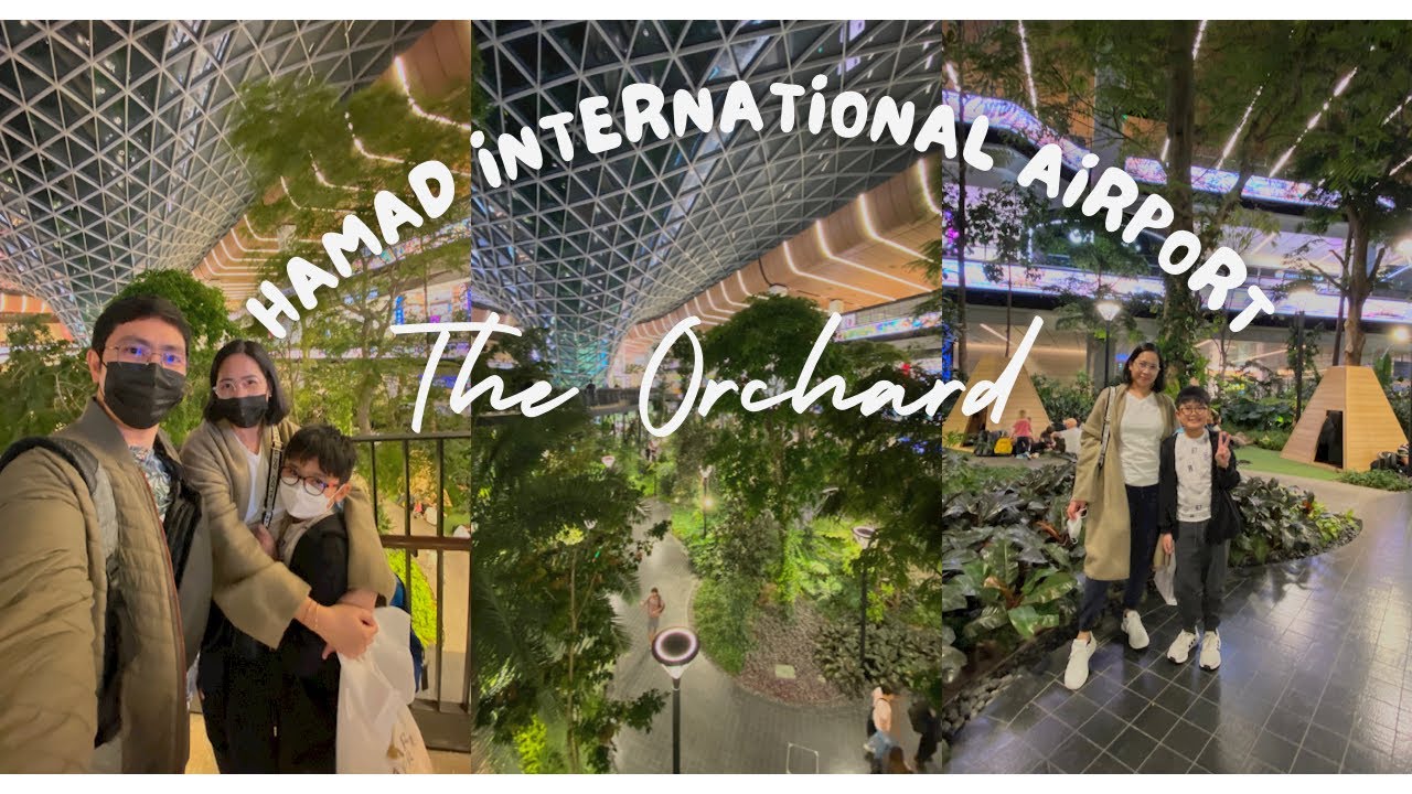 THE ORCHARD IN HAMAD INTERNATIONAL AIRPORT DOHA QATAR | TRAVELLING TO DUBAI UAE 2024 (QATAR AIRWAYS)