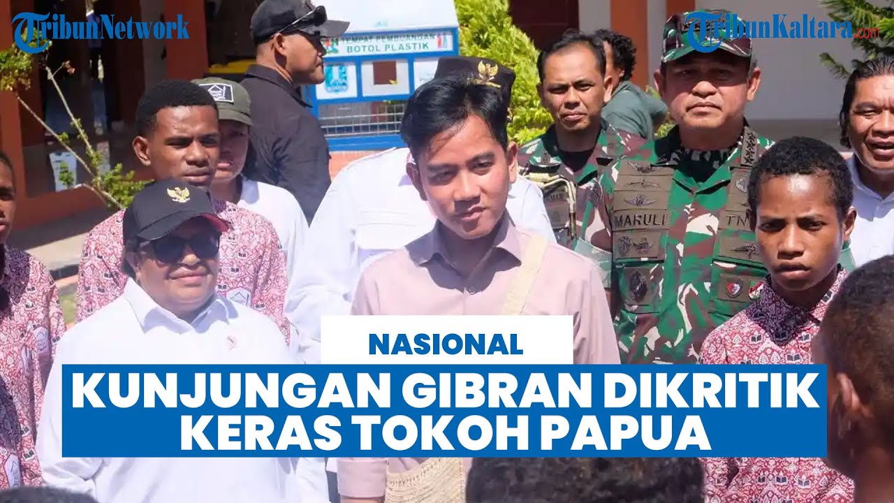 Tokoh Papua Kritik Kunjungan Gibran: Terlihat Seperti Rekreasi, Berhenti Main Bola, Bicara HAM!