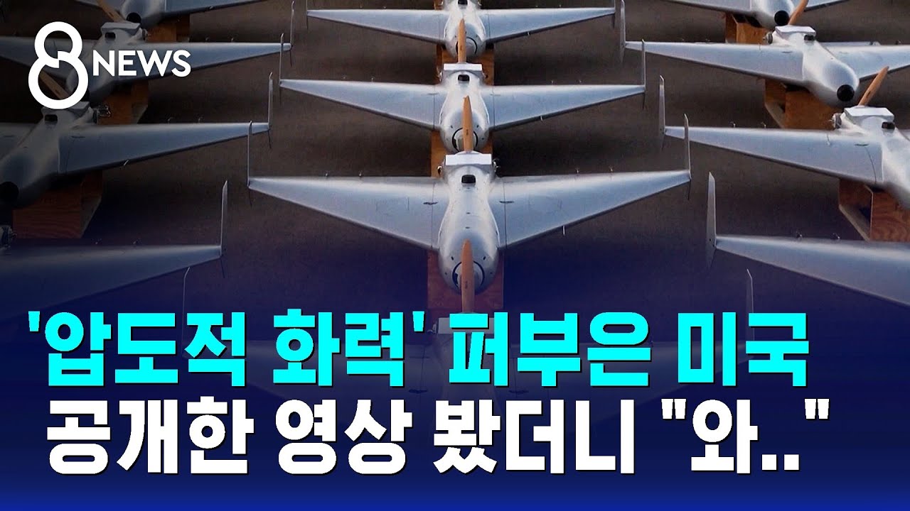 '이란 주력 무기' 역으로 설계했다…미국 첫 투입한 정체 / SBS 8뉴스