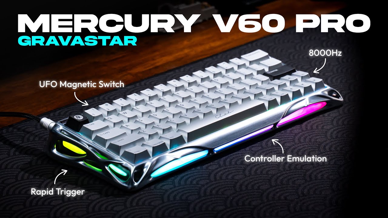 Самая крутая клавиатура HE на данный момент — обзор и звуковой тест GravaStar Mercury V60 Pro Gaming