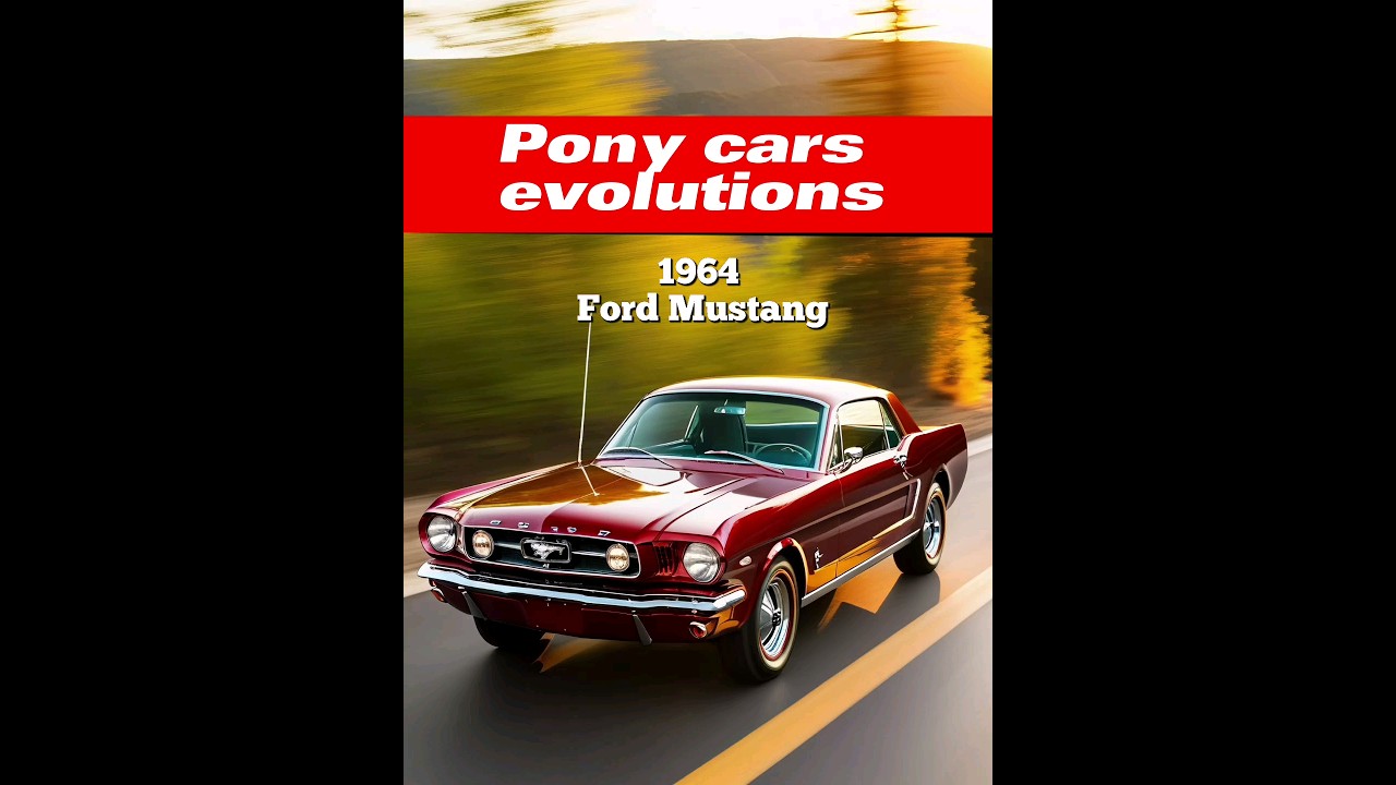 Pony cars evolution 