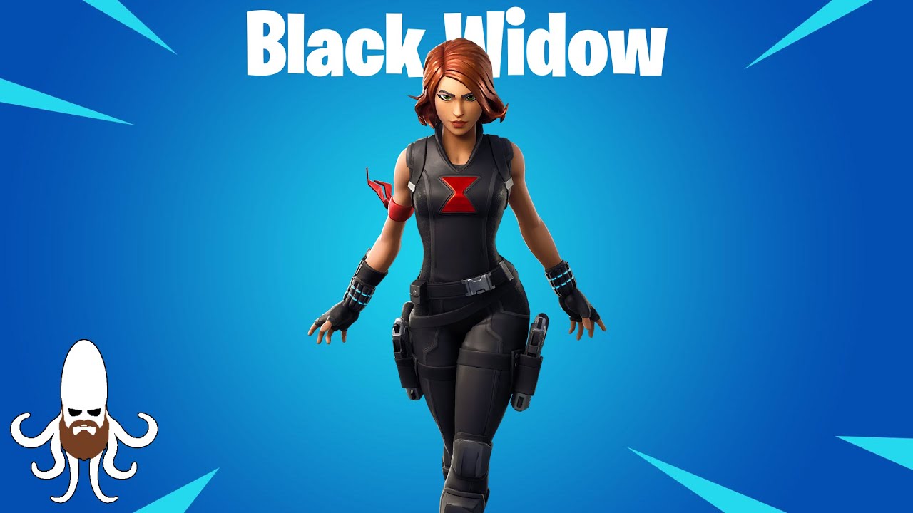 Black Widow - Skin Review & Gameplay - Fortnite