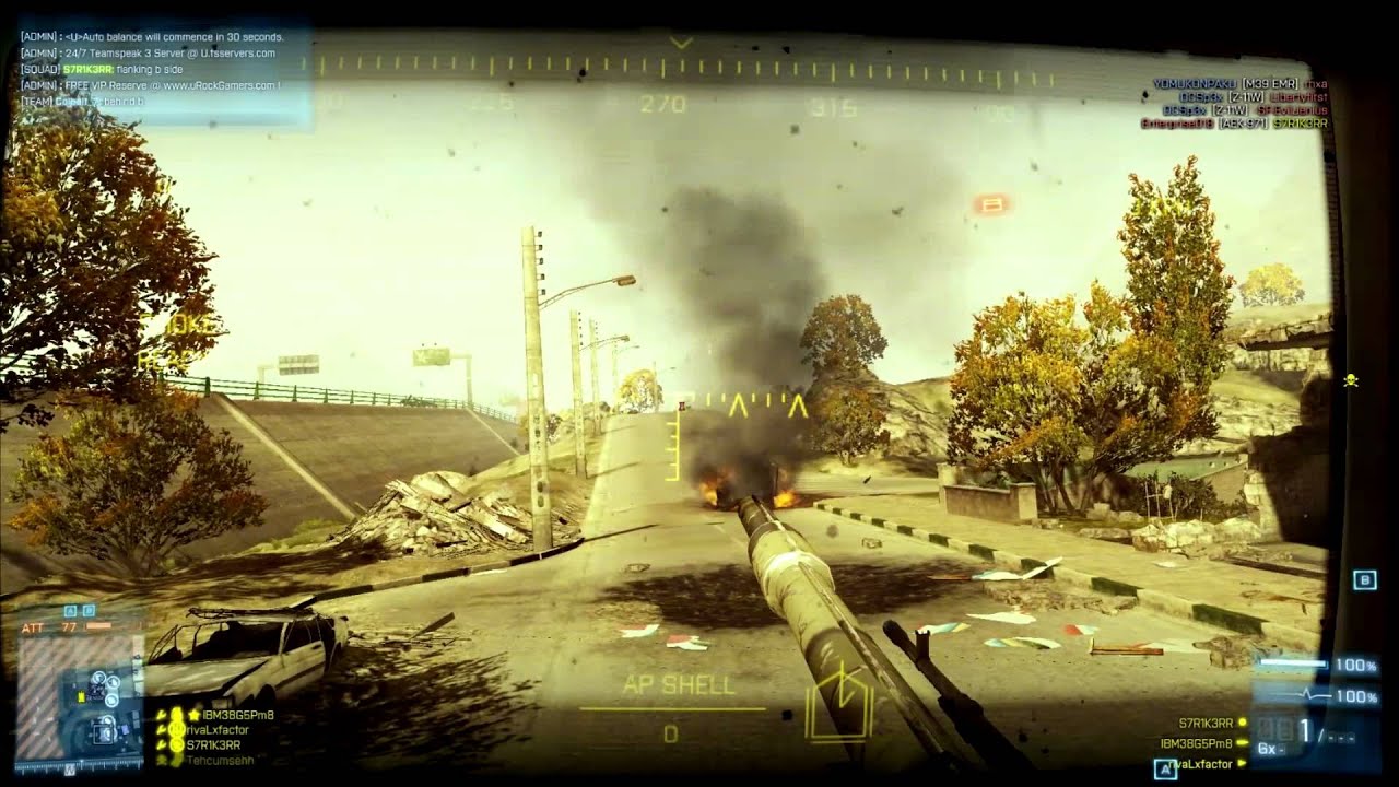 How to take out helicopters with tanks in Battlefield 3