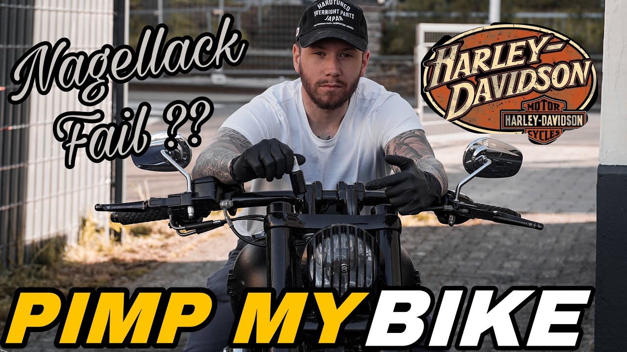 𝐇𝐀𝐑𝐋𝐄𝐘 𝐃𝐘𝐍𝐀 𝐒𝐓𝐑𝐄𝐄𝐓 𝐁𝐎𝐁 Pfusch an der Harley & Scheinwerfer tieferlegen.