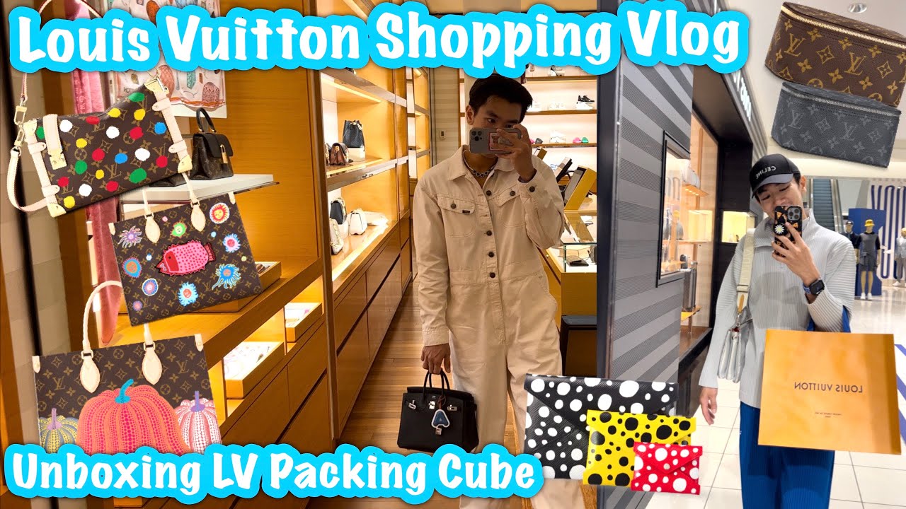 Louis Vuitton Shopping Vlog | Unboxing LV Packing Cube PM