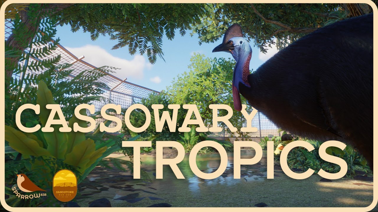 Creating a Tropical Habitat for Cassowaries | Sandstone Eco Zoo | Planet Zoo | #6