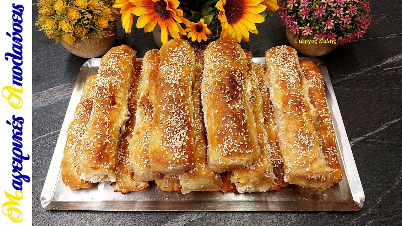 🧀 Τυροπιτάκια – Φλογέρες! Τυροπιτάκια με Σπιτικό Φύλλο χωρίς Πλάστη! Το Φύλλο Ανοίγει με Ένα Χάιδεμα