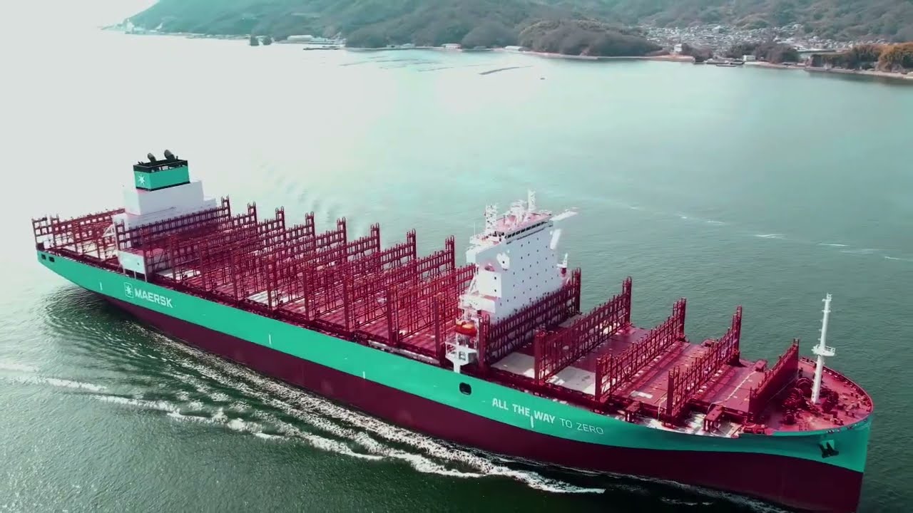 JMU呉事業所 巨大コンテナ船 MAERSK TOKYO 試運転 2026/3/12