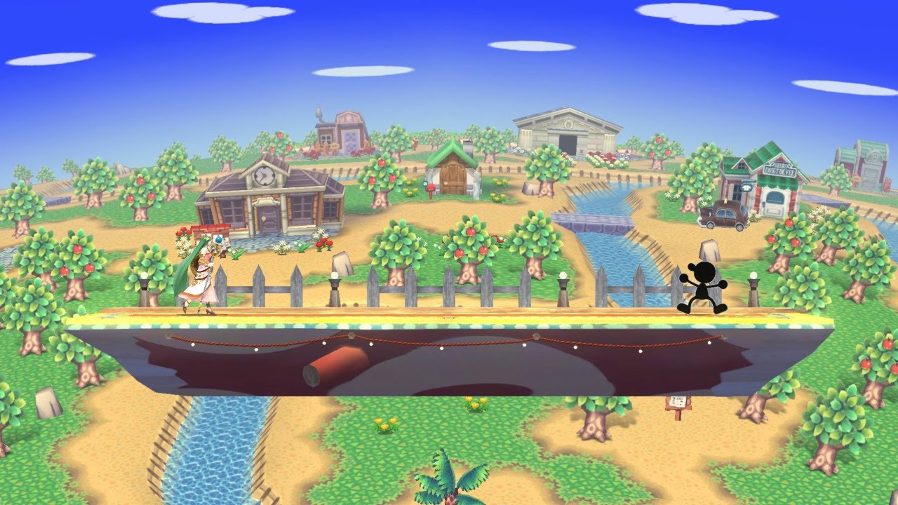 Who can go under smashville - Smash 4