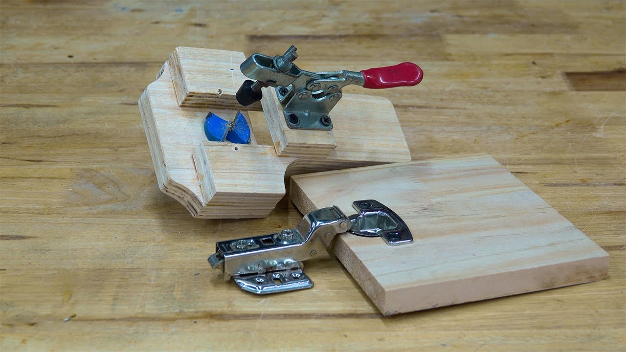 Build Your OWN Kreg Concealed Hinge Jig For PERFECT Cabinet Doors!