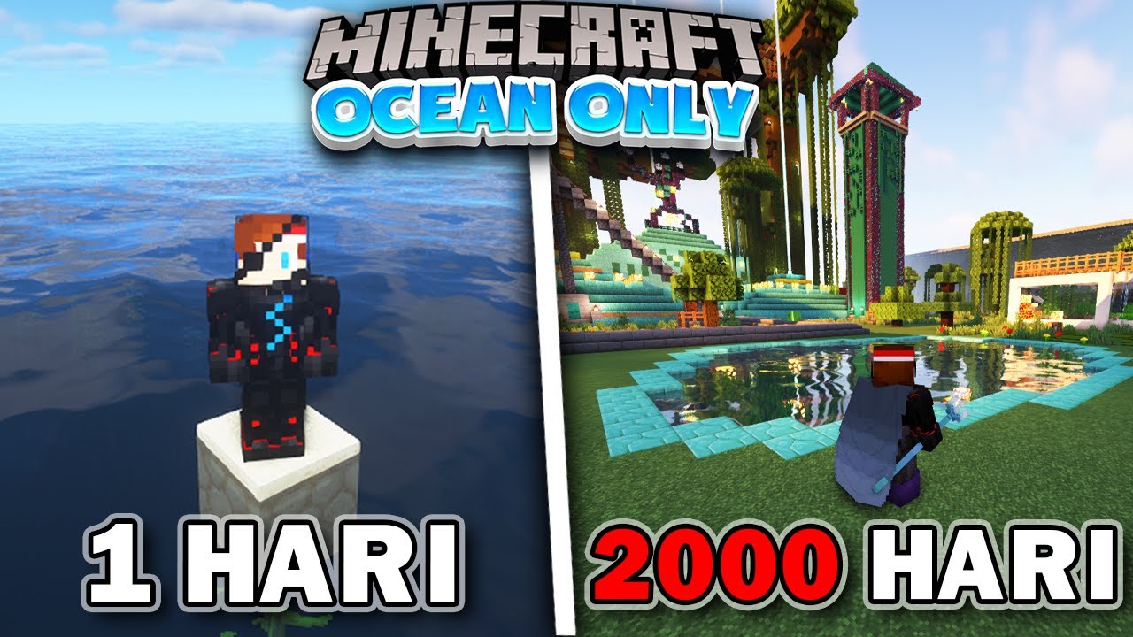 2000 Hari di Minecraft tapi Ocean Only❗️❗️