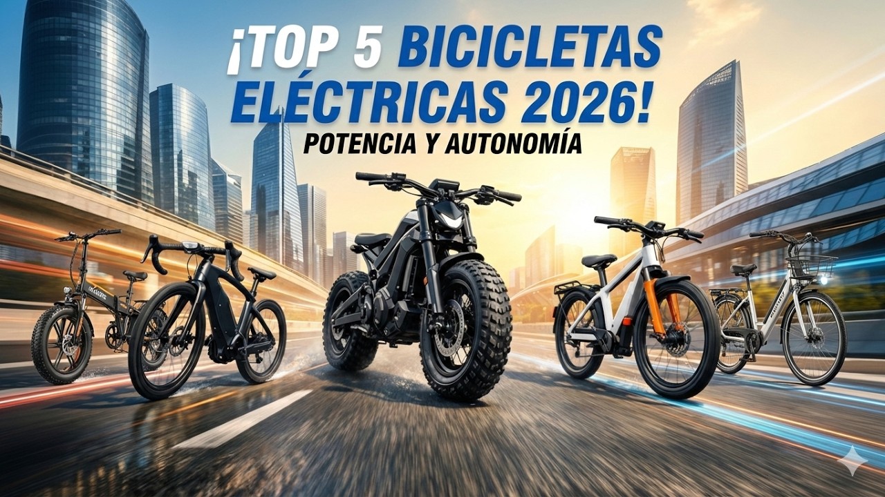 🥇¡Las 5 Mejores Bicicletas Electricas BARATAS de AliExpress 2026!⚡ Calidad-Precio y Comparativa😱