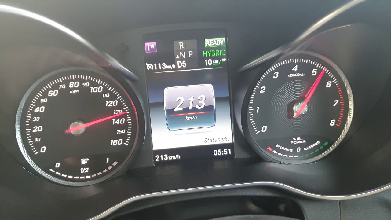 C350e top speed 245km/h with limiter
