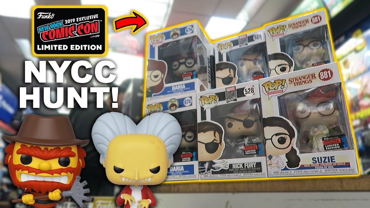NYCC 2019 Funko Pop Hunt! (Tons of Exclusive Pops)
