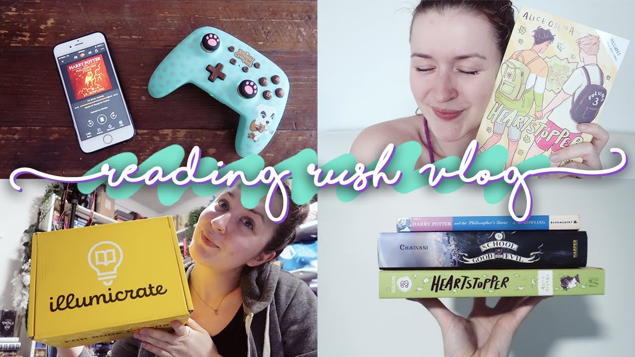 STAY HOME READING RUSH ☾☆ vlog