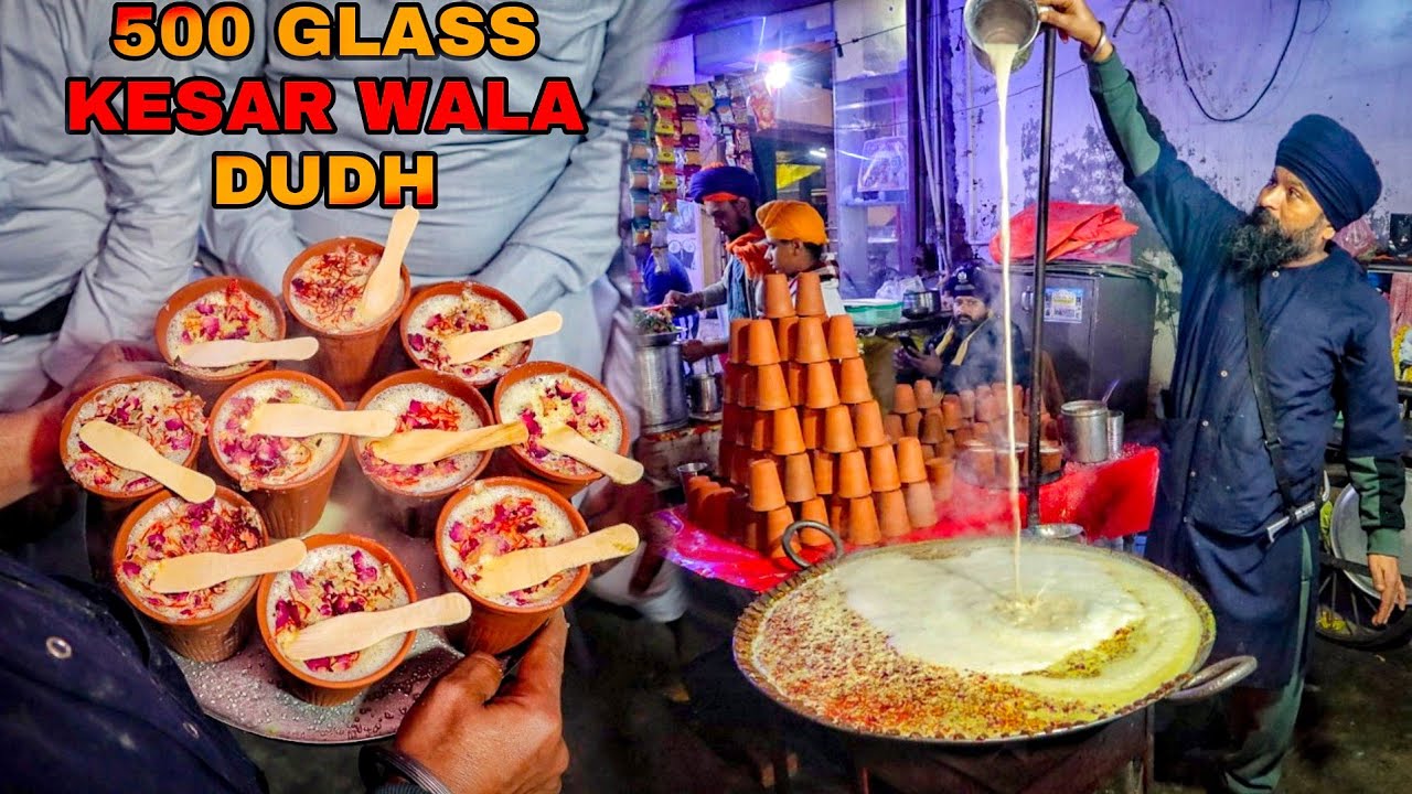 500 Glass kesar milk | ACTION WALA DUDH 😳