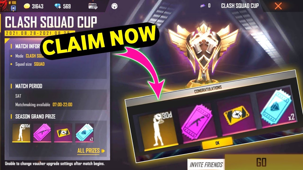 How to Register in Clash squad cup || Free Fire Clash squad cup event || Free Fire New Event
