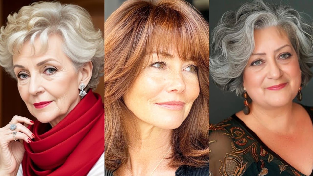 CORTE DE CABELO PARA 50+ 60+ 70+ MULHERES - CORTE CABELO FEMININO
