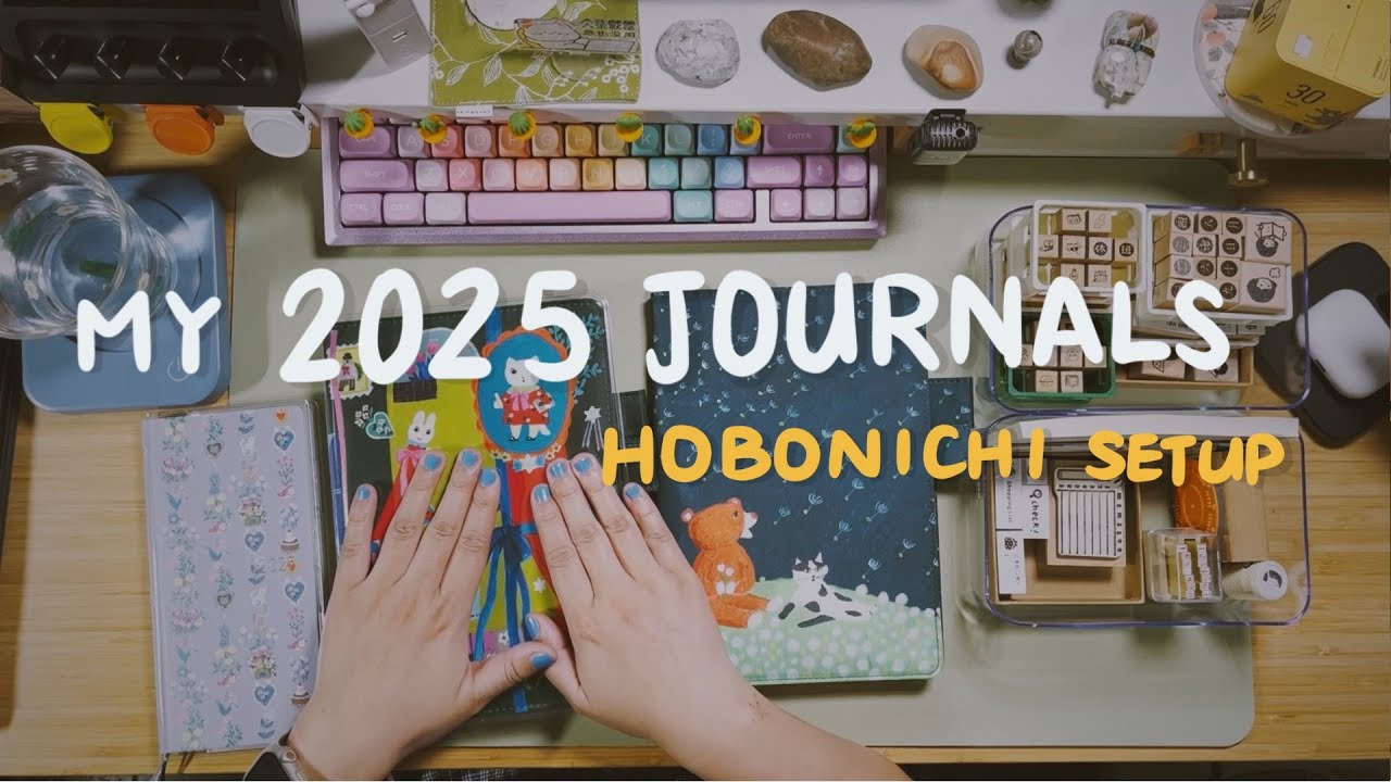 Max out the use of HOBONICHI 2025 journal | and other fun accessories