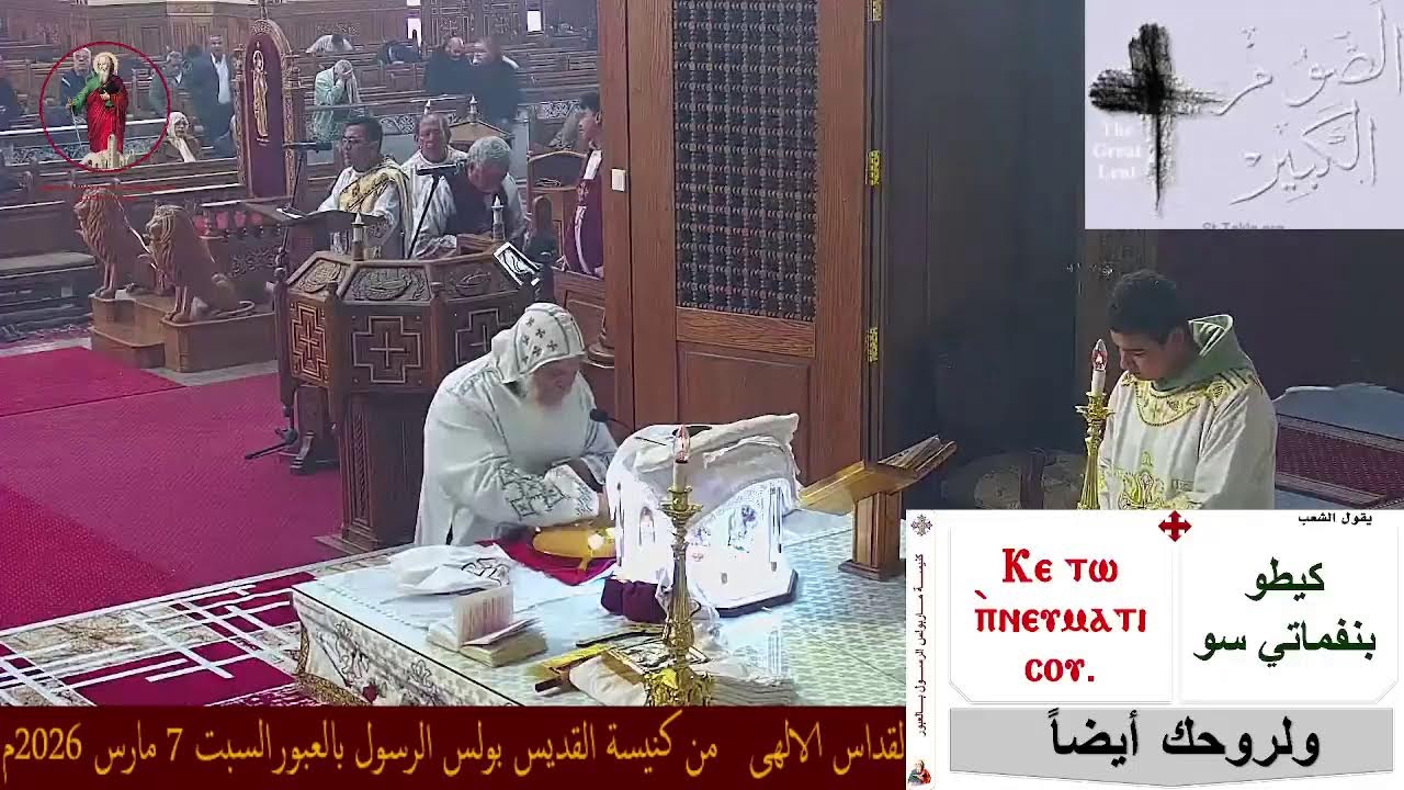 بث مباشر من كنيسة القديس بولس الرسول