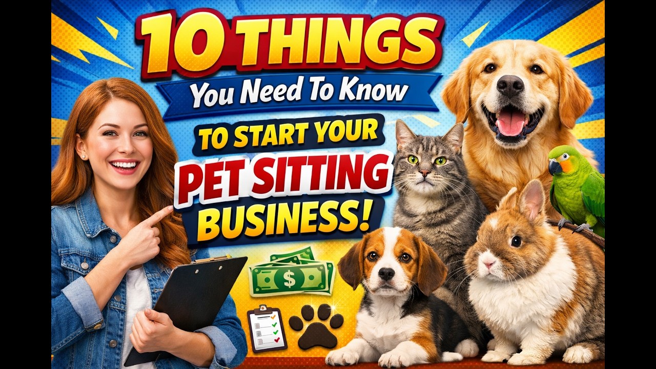 Starting a Pet Sitting Business? 10 Things you must do first!