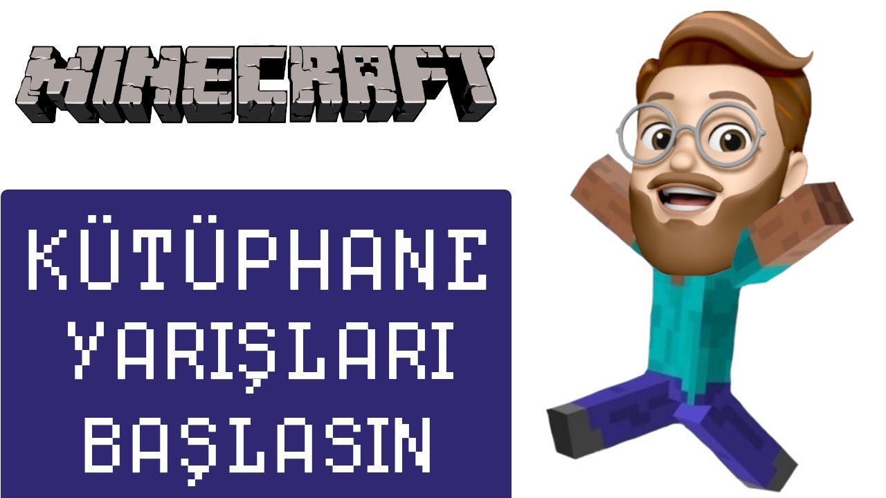 KÜTÜPHANE YARIŞLARI BAŞLASIN (Minecraft Türkçe Oyun)