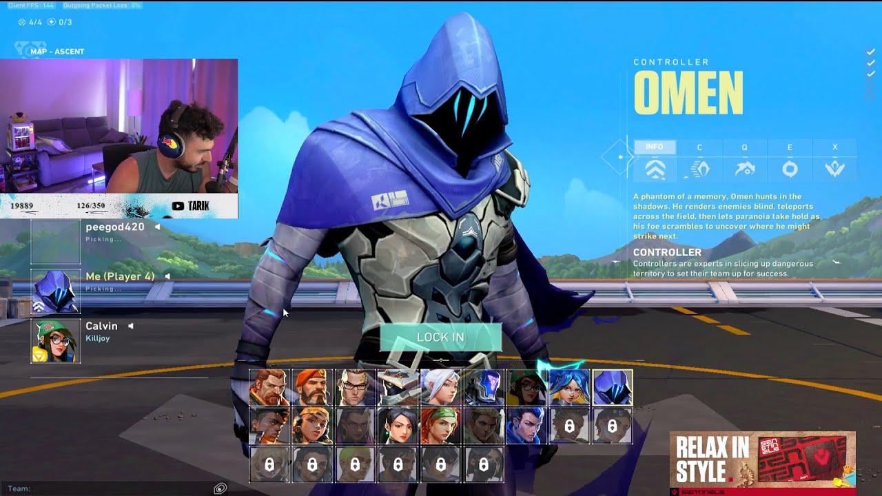 OMEN IS INSANE! MVP! 35+ KILLS! SEN TARIK OMEN VALORANT RANKED GAMEPLAY [ FULL MATCH VOD ]
