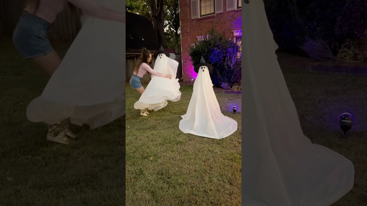 Призраки на Хэллоуин своими руками 👻 #haloweendecor