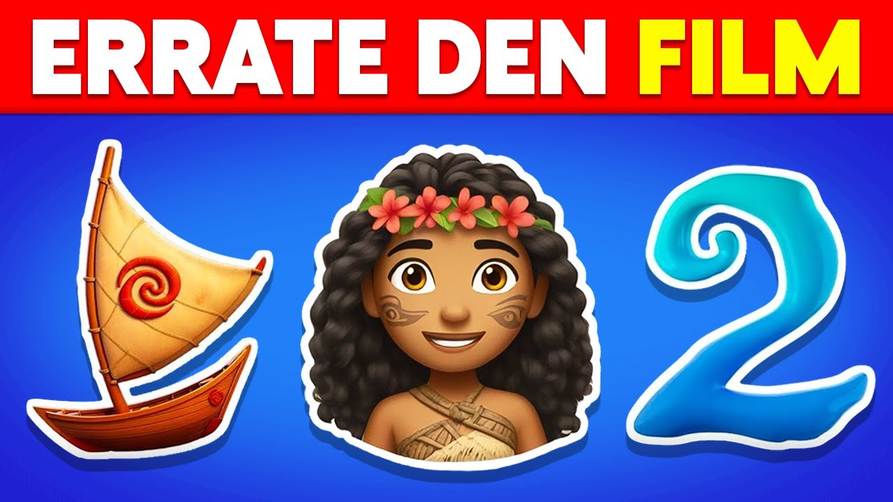 Errate den FILM anhand von EMOJIS 🎬🍿 100 Filme im Emoji-Quiz