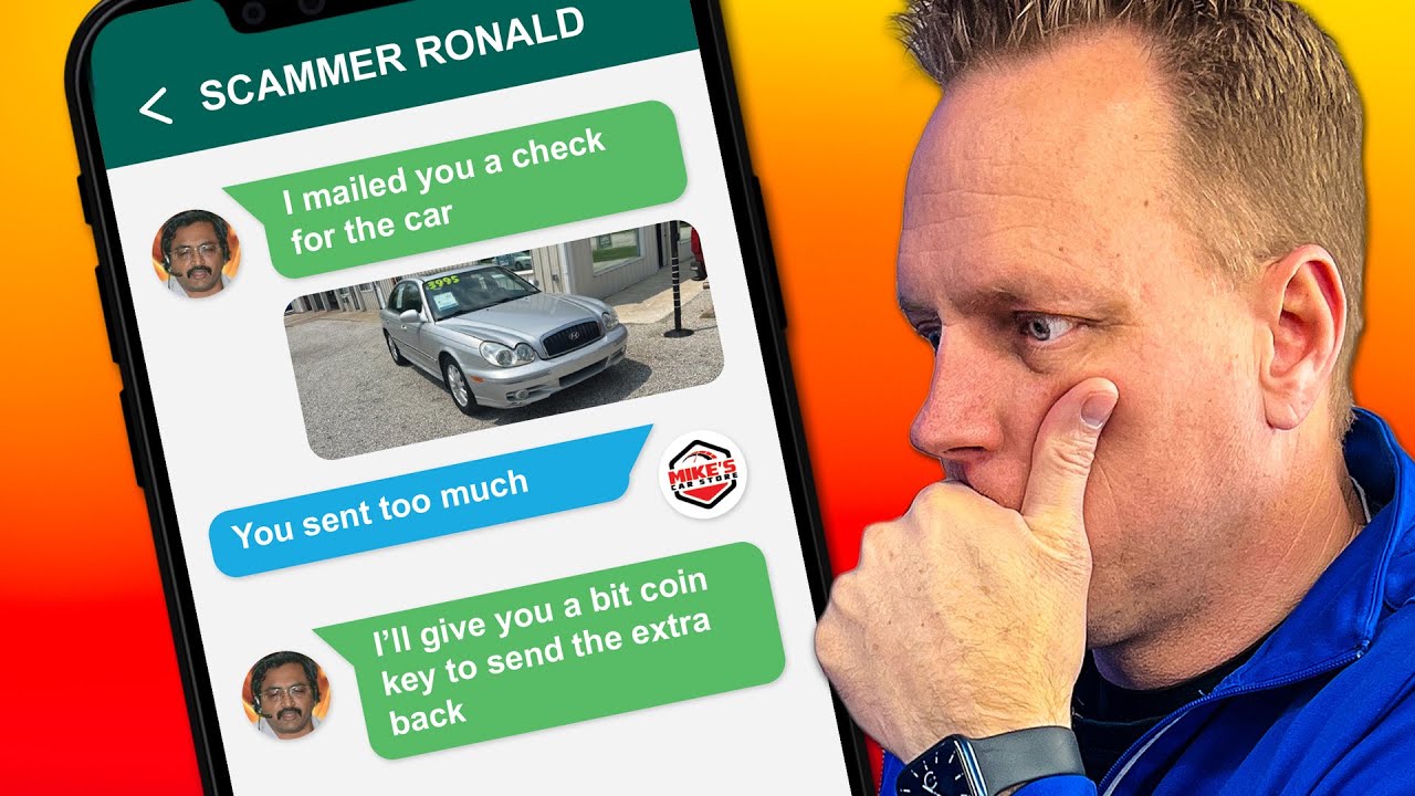 We got scammed selling a car online