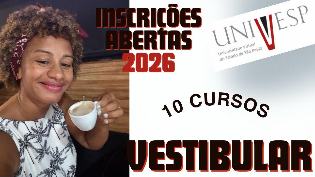 Inscrições abertas! UNIVESP 2026  @FundaçãoVunespVunesp @univesptv