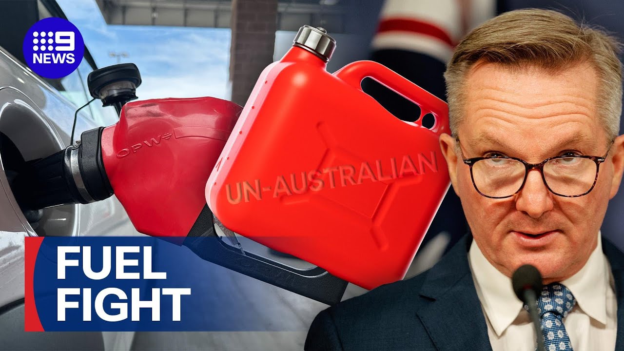Warning not to panic buy as government releases stockpiled fuel | 9 News Australia