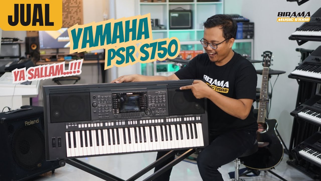 YA SALLAM..!!, KEYBOARD YAMAHA PSR S750, hebat harga bersahabat, siap buat kerja