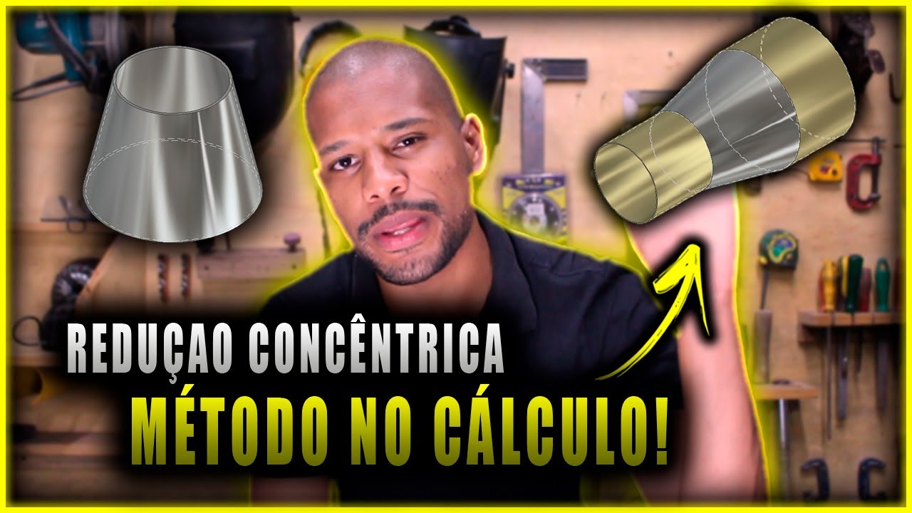 Como Traçar Redução Concêntrica no Tubo || Passo a Passo