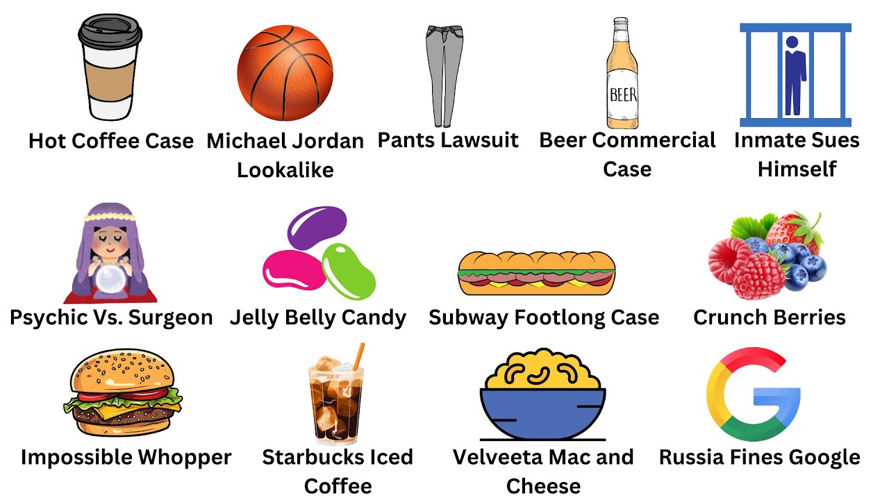 Every Infamously Frivolous Lawsuit in 10 Minutes