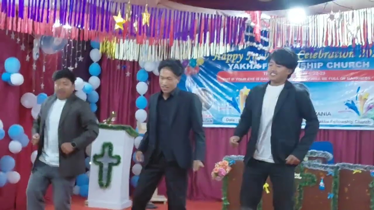 Senior youth group dance