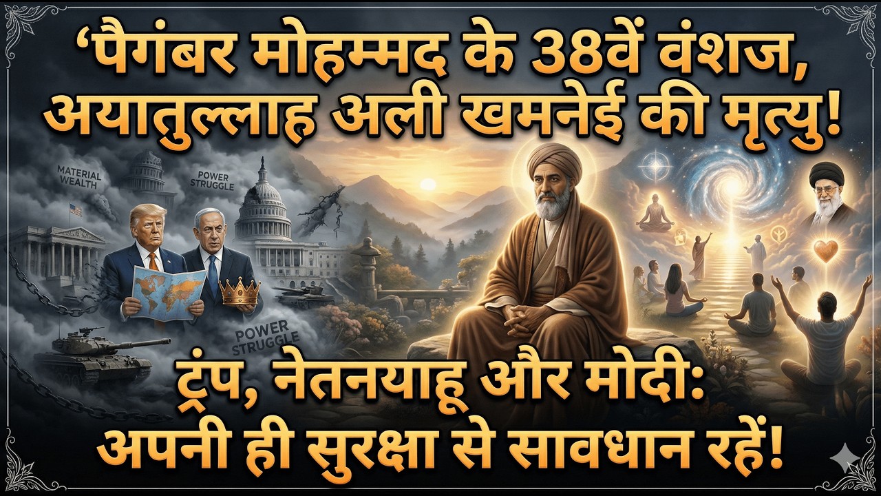 पैगंबर मोहम्मद के 38वें वंशज, अयातुल्लाह अली खमनेई की मृत्यु! ट्रंप, नेतनयाहू और मोदी को चेतावनी!!