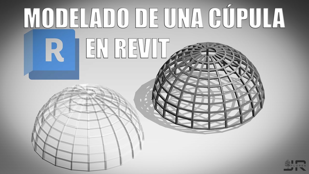 Una cúpula con nervaduras en Revit