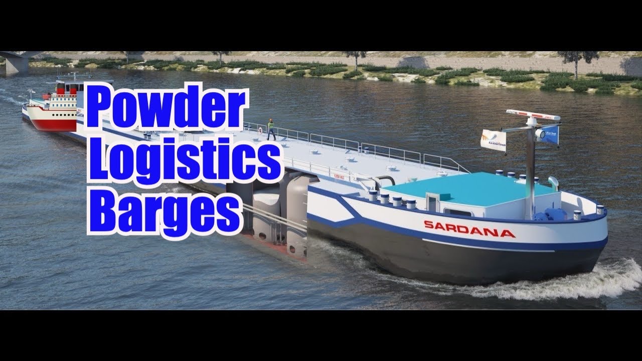 🚢 Powder Logistics Barges on the River Escaut &ndash; Secrets of Silent Giants in Tournai! 🌊⚙️🌍#subscribe